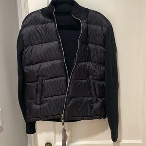 Dior oblique zip sweater jacket size 48 medium nwt over 2,800 logo Italy